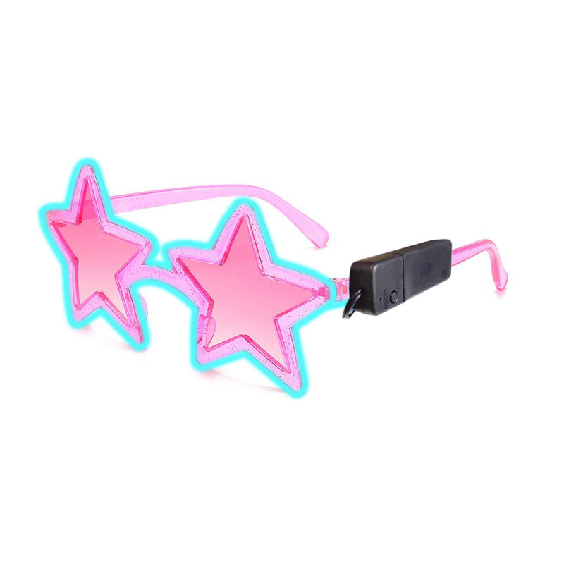 星型 LED 光るメガネ ワイヤレス EL コールドライト  - Lighting Visual のレビューと価格