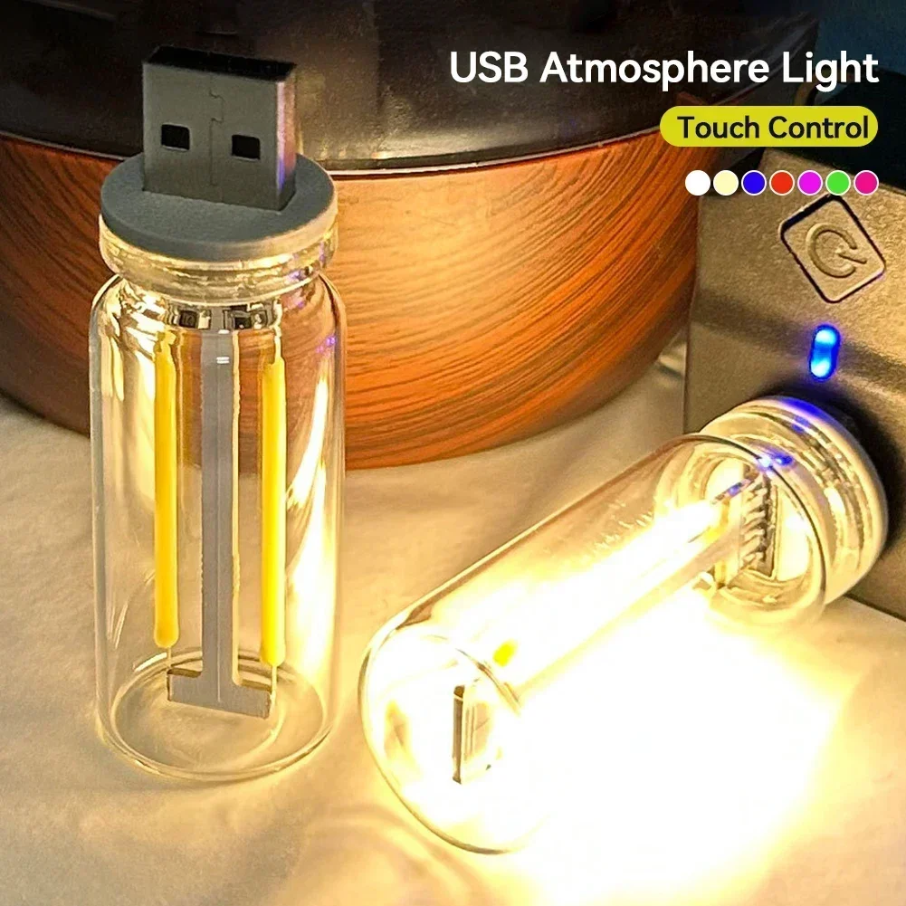 車の USB ナイトライトタッチ調光可能な LED フィラメ - Lighting Mcqueen Bedroom Decor のレビューと価格